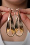 Heliophilia Silver Pendientes de Metal Multicolor ELKBRT1003
